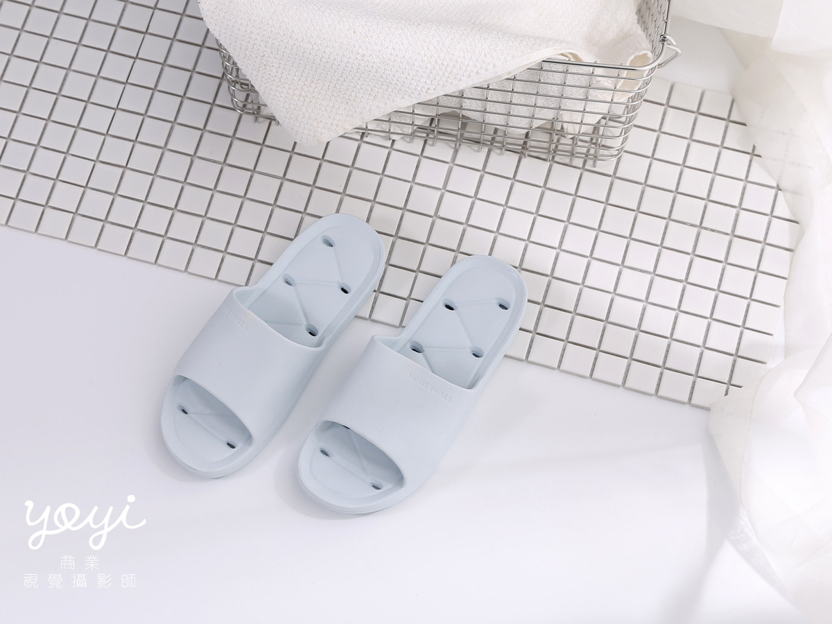 拖鞋商品攝影｜太松多款居家室內拖鞋與簡約空間陳列攝影 7
