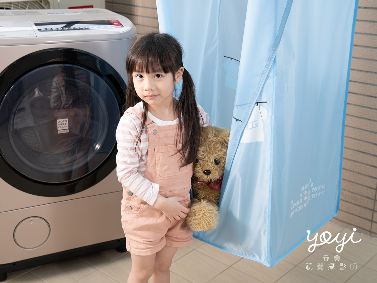 家居設備攝影｜智能電動曬衣架空間安裝與機能展示情境攝影 29