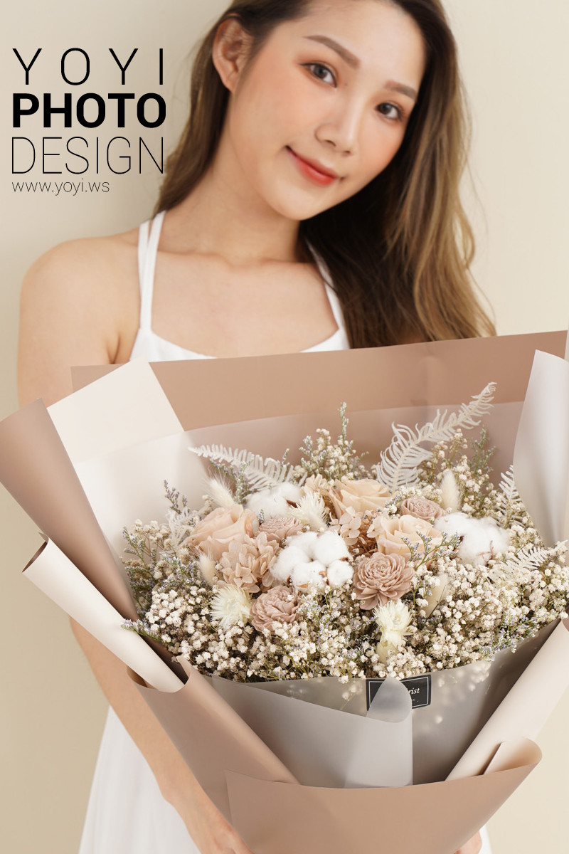 花藝商品攝影｜花藝手作婚禮捧花與唯美婚紗形象攝影｜小薇 23