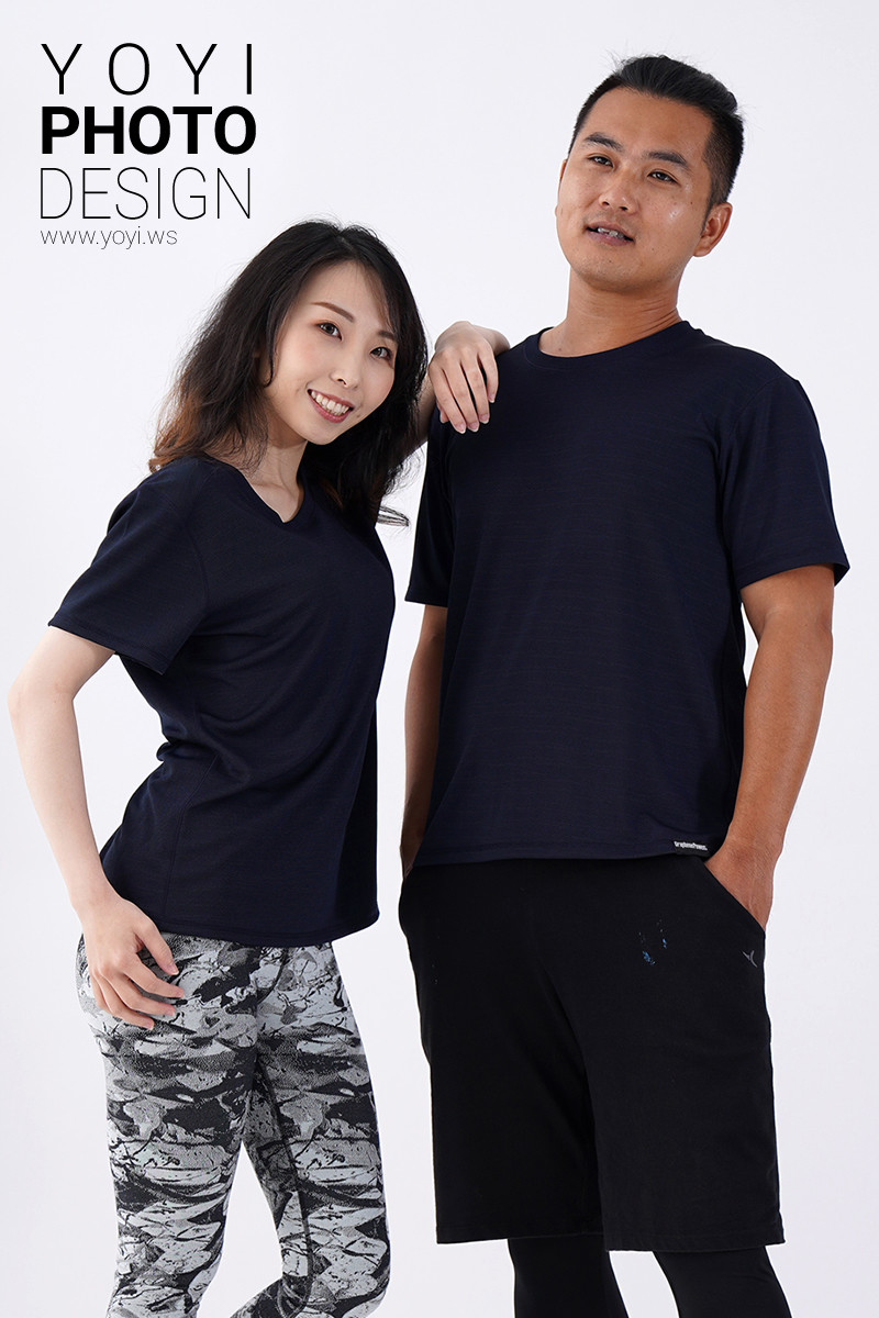服飾攝影｜機能性石墨烯 T-shirt 與男女休閒服飾模特兒情境攝影 23