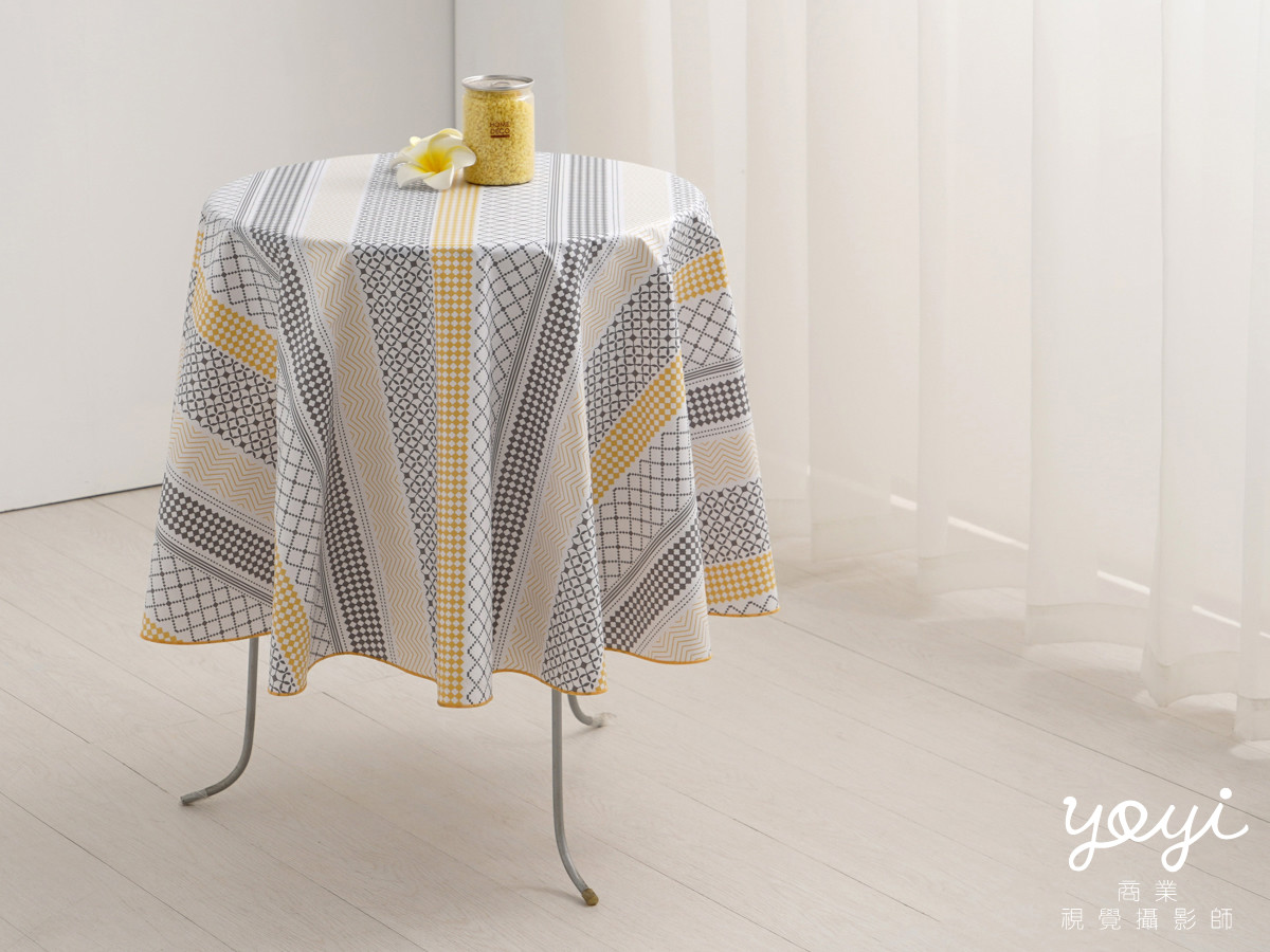 桌布商品攝影｜北歐風圖騰餐桌布與優雅餐飲情境風格攝影 11