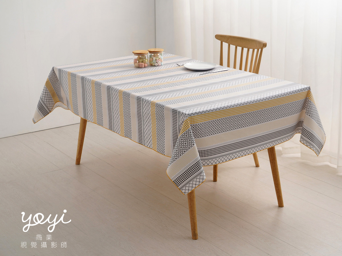 桌布商品攝影｜北歐風圖騰餐桌布與優雅餐飲情境風格攝影 13