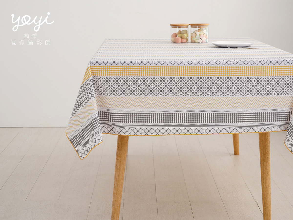 桌布商品攝影｜北歐風圖騰餐桌布與優雅餐飲情境風格攝影 19