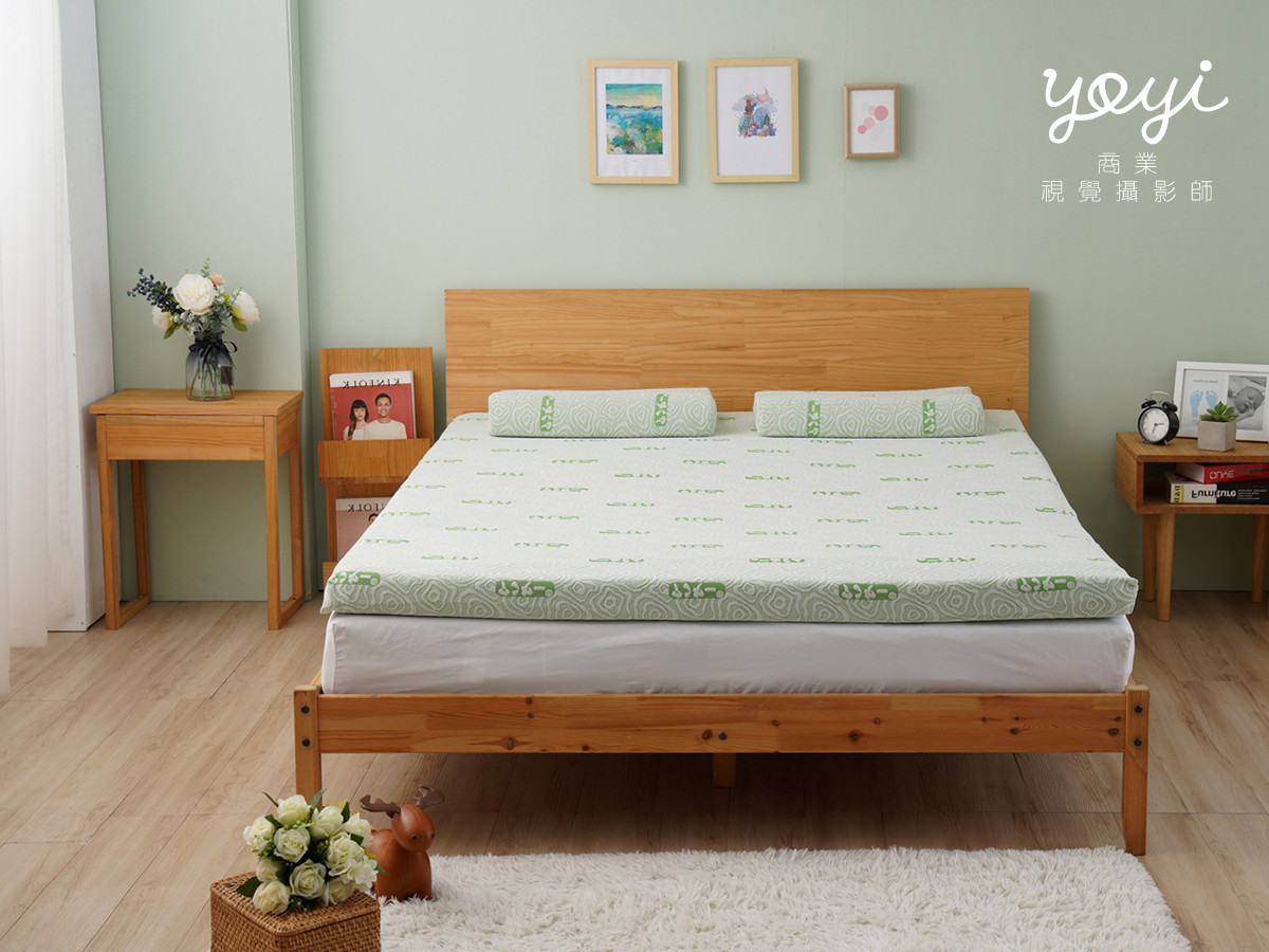 床墊商品攝影｜床墊現代風極簡臥室與機能結構特寫攝影｜則宏 5