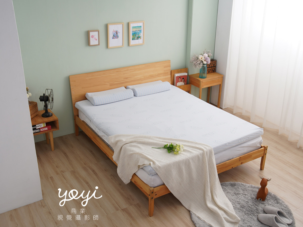 床墊商品攝影｜床墊現代風極簡臥室與機能結構特寫攝影｜則宏 37