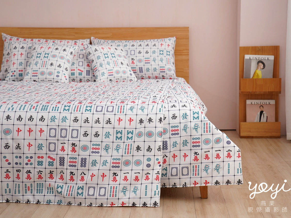 寢具商品攝影｜高級金色調緞面雙人床包組居家風格攝影 47