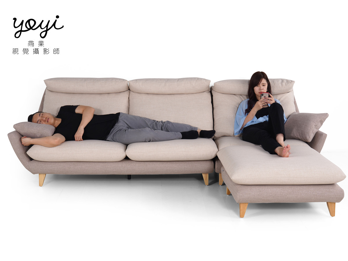 家具商品攝影｜現代風簡約米色沙發與居家客廳空間攝影 23