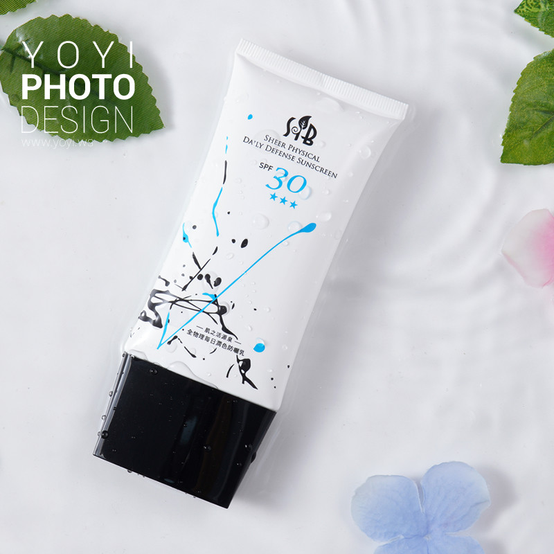 美妝保養品攝影｜高效防曬隔離乳與天然植萃元素美感攝影 1