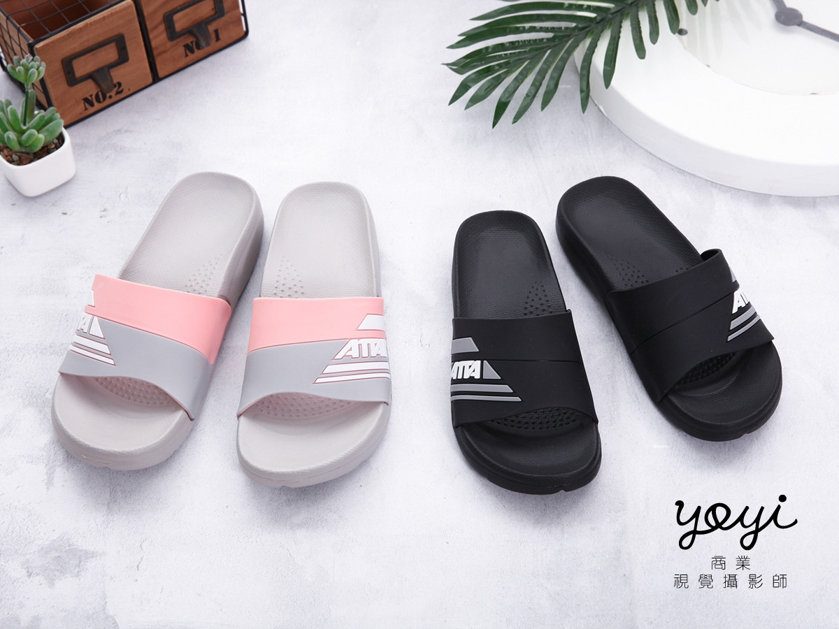 室內鞋履攝影｜灰系格子與格紋質感室內拖鞋攝影｜太松 1