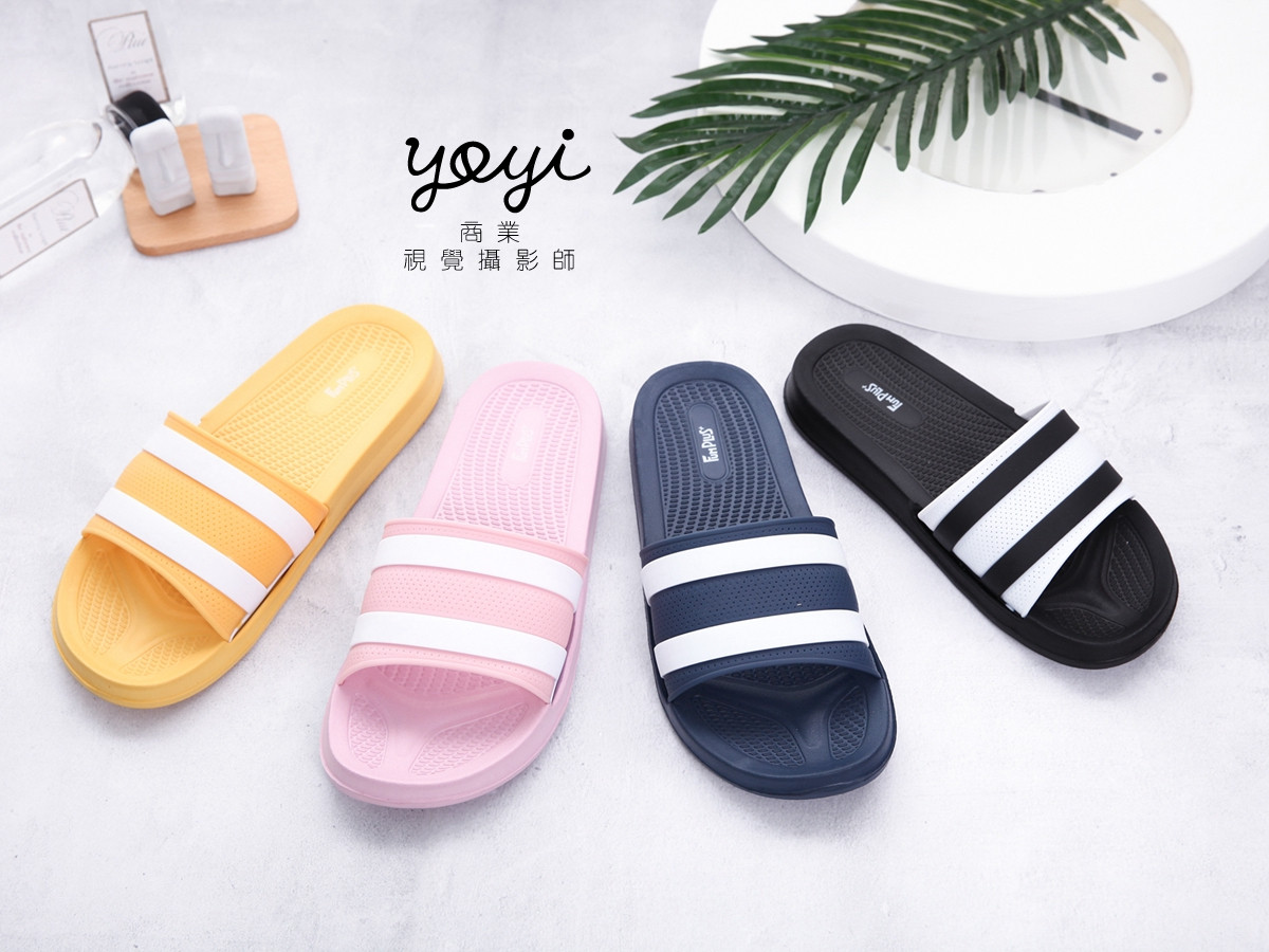 室內鞋履攝影｜灰系格子與格紋質感室內拖鞋攝影｜太松 9