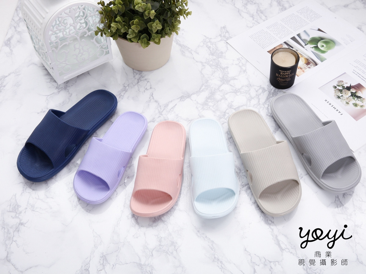 室內鞋履攝影｜灰系格子與格紋質感室內拖鞋攝影｜太松 19