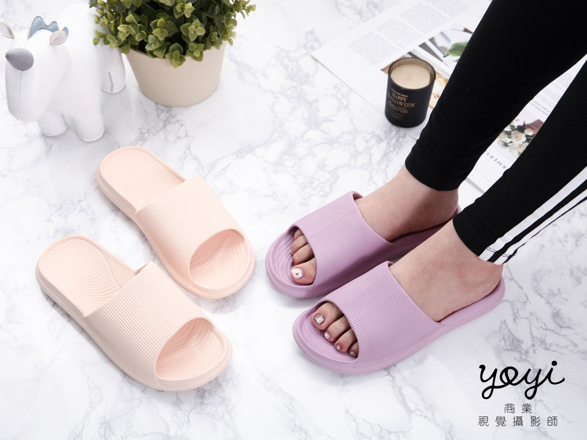 室內鞋履攝影｜灰系格子與格紋質感室內拖鞋攝影｜太松 25
