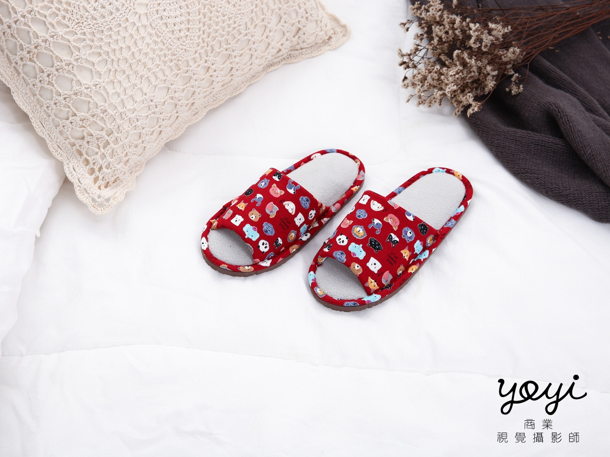 室內鞋履攝影｜灰系格子與格紋質感室內拖鞋攝影｜太松 27