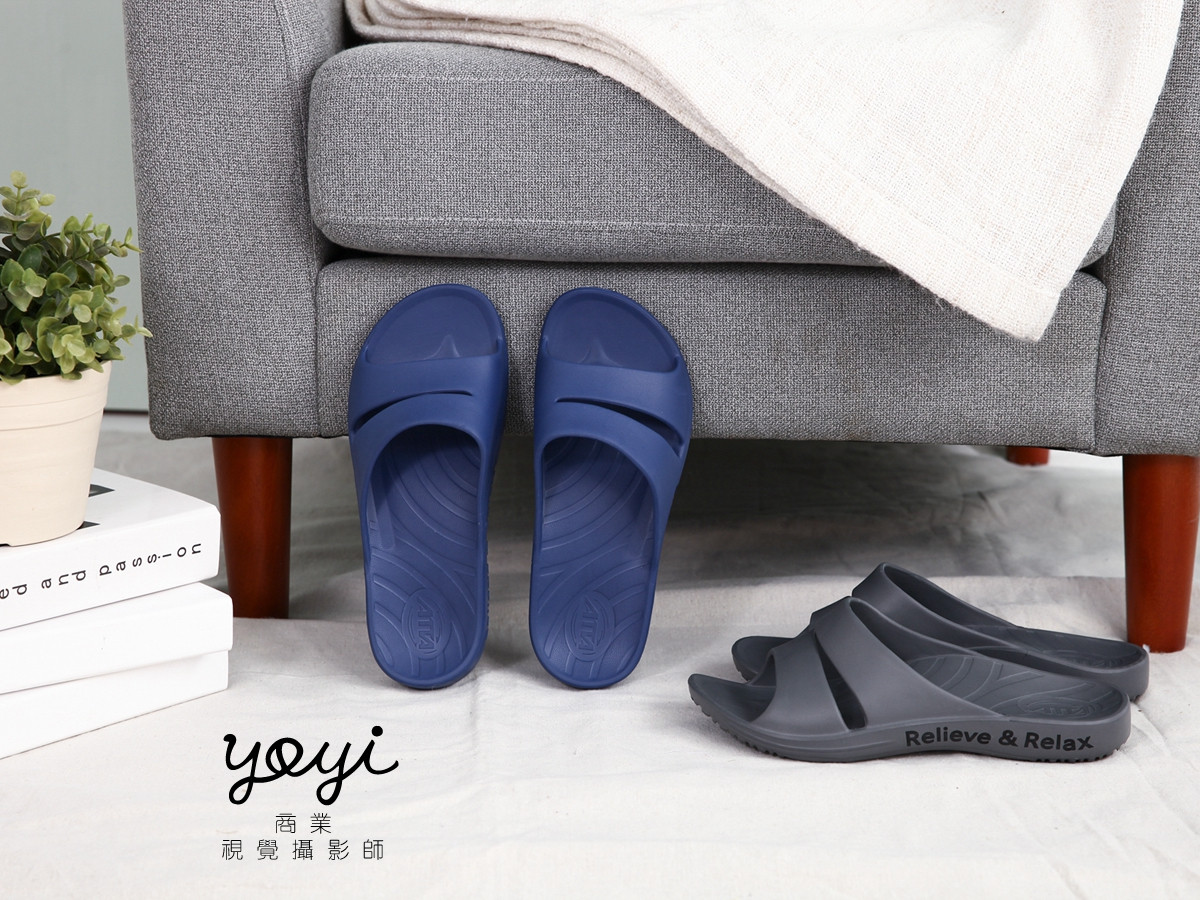 室內鞋履攝影｜灰系格子與格紋質感室內拖鞋攝影｜太松 61