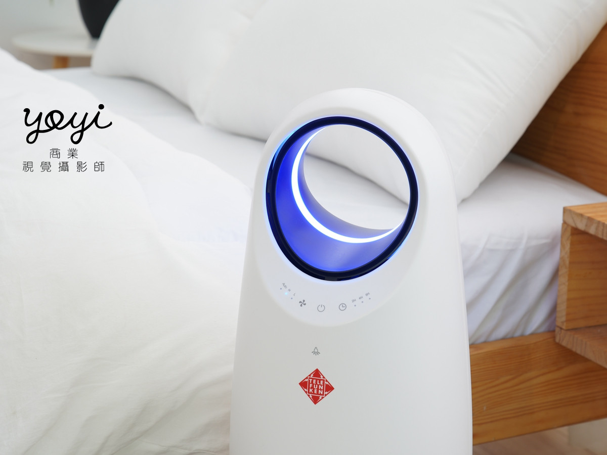家居設備攝影｜智能空氣濾淨器睡房情境與靜音機能攝影 19