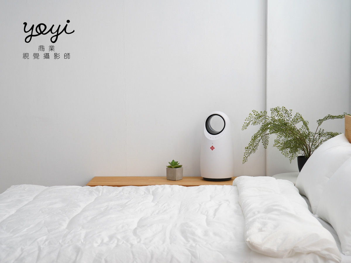 家居設備攝影｜智能空氣濾淨器睡房情境與靜音機能攝影 21