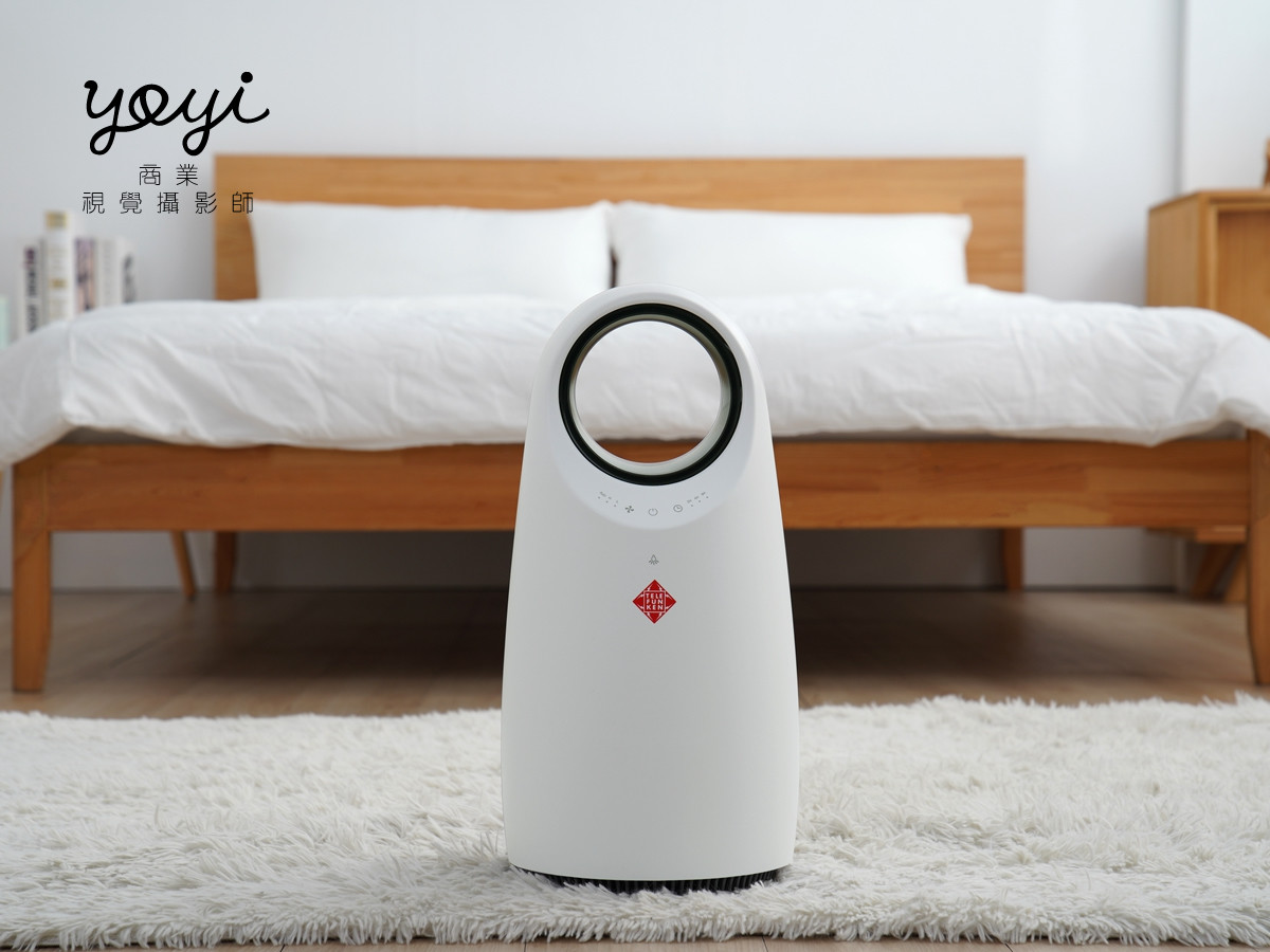 家居設備攝影｜智能空氣濾淨器睡房情境與靜音機能攝影 23