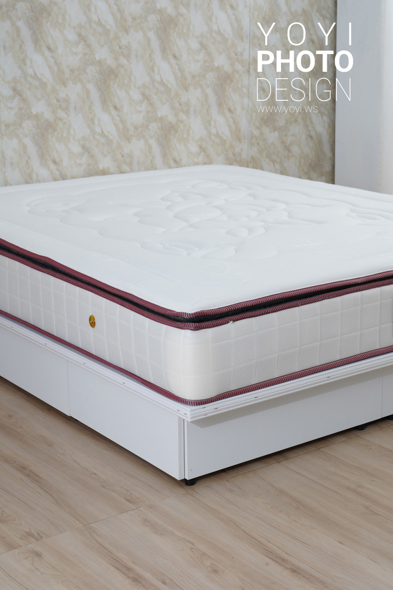 家具商品攝影｜質感白色雙人床架與臥室家具空間攝影｜金優德 25