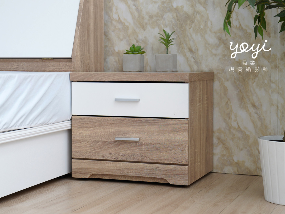 家具商品攝影｜質感白色雙人床架與臥室家具空間攝影｜金優德 35