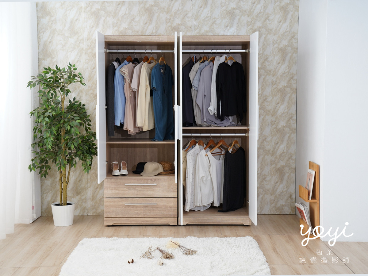 家具商品攝影｜質感白色雙人床架與臥室家具空間攝影｜金優德 45