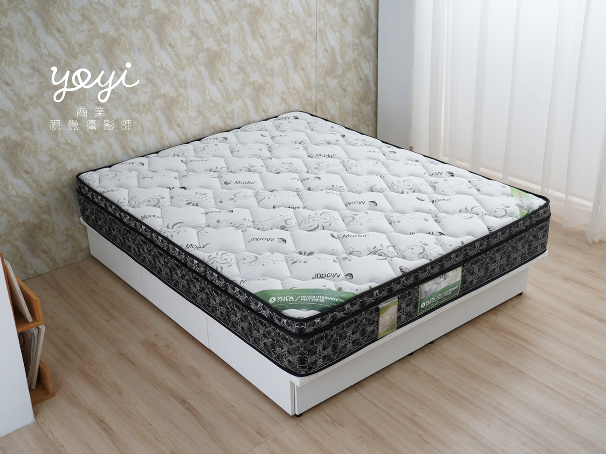 家具商品攝影｜質感白色雙人床架與臥室家具空間攝影｜金優德 71