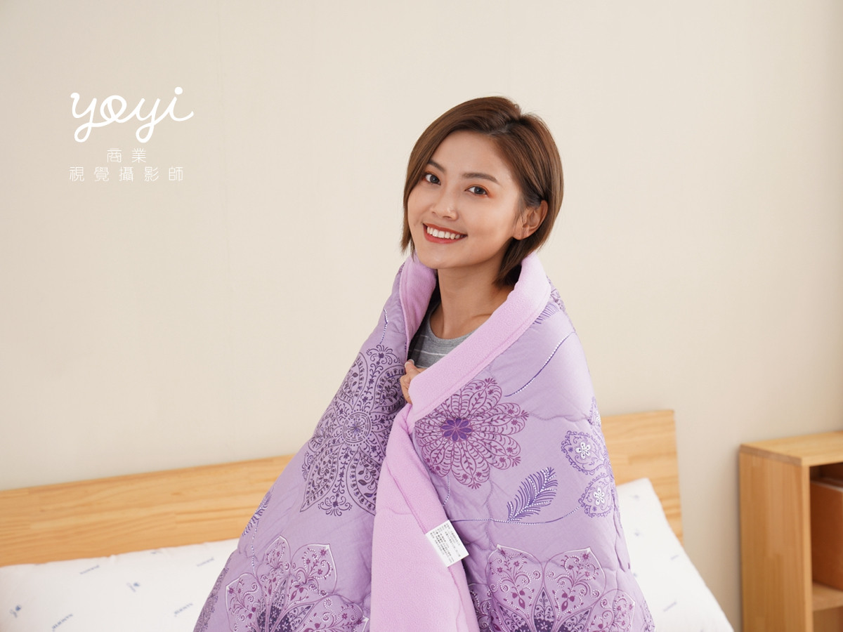 寢具商品攝影｜藍色花卉圖騰床包組居家風格攝影｜上宜卓螢 39