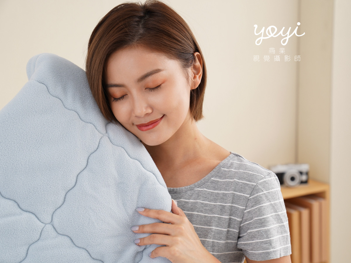 寢具商品攝影｜藍色花卉圖騰床包組居家風格攝影｜上宜卓螢 45