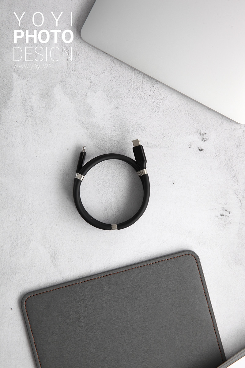 3C配件商品攝影｜USB充電線與電子連接線機能質感攝影 1