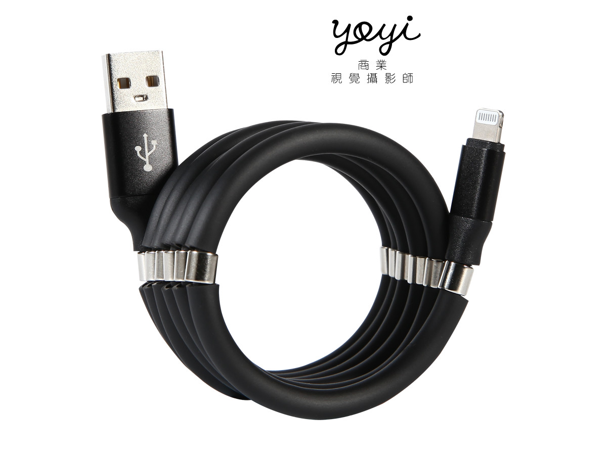 3C配件商品攝影｜USB充電線與電子連接線機能質感攝影 3