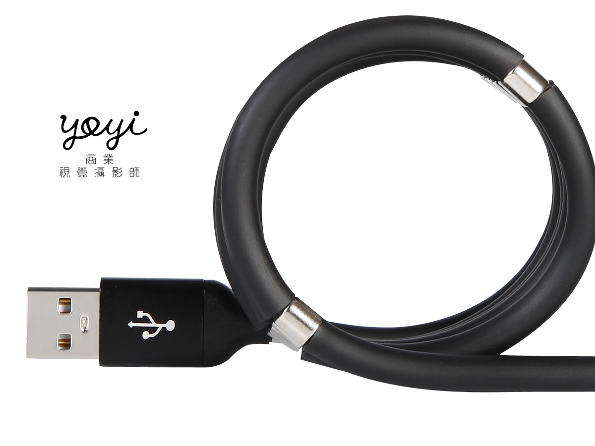 3C配件商品攝影｜USB充電線與電子連接線機能質感攝影 9