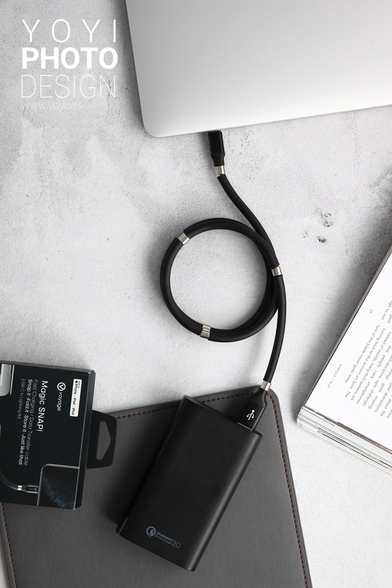 3C配件商品攝影｜USB充電線與電子連接線機能質感攝影 11