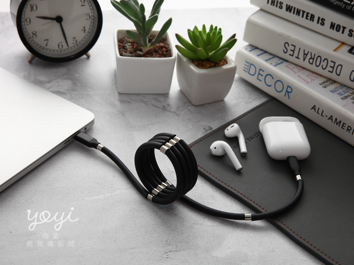 3C配件商品攝影｜USB充電線與電子連接線機能質感攝影 37