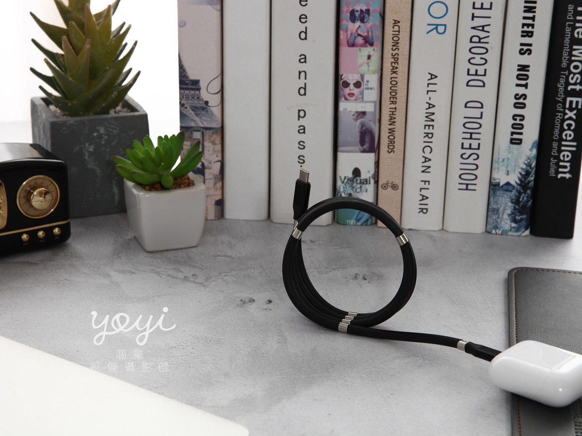 3C配件商品攝影｜USB充電線與電子連接線機能質感攝影 41