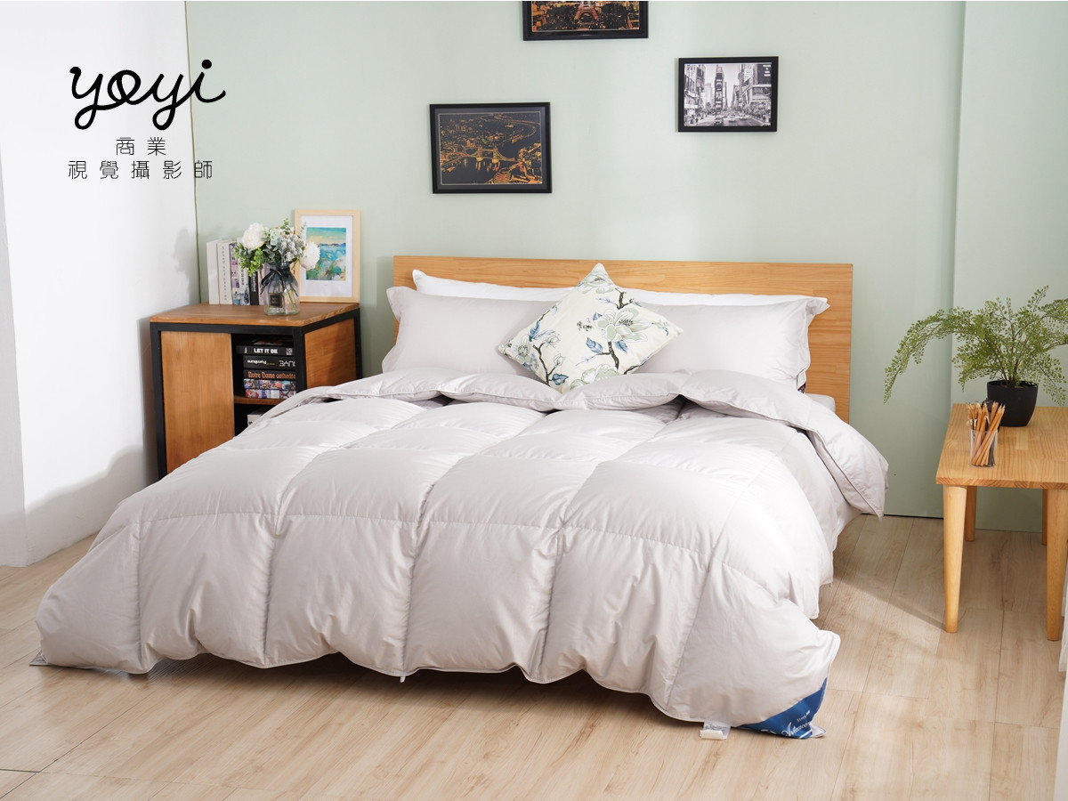 寢具商品攝影｜純白極簡風雙人床包組與明亮臥室情境攝影 25