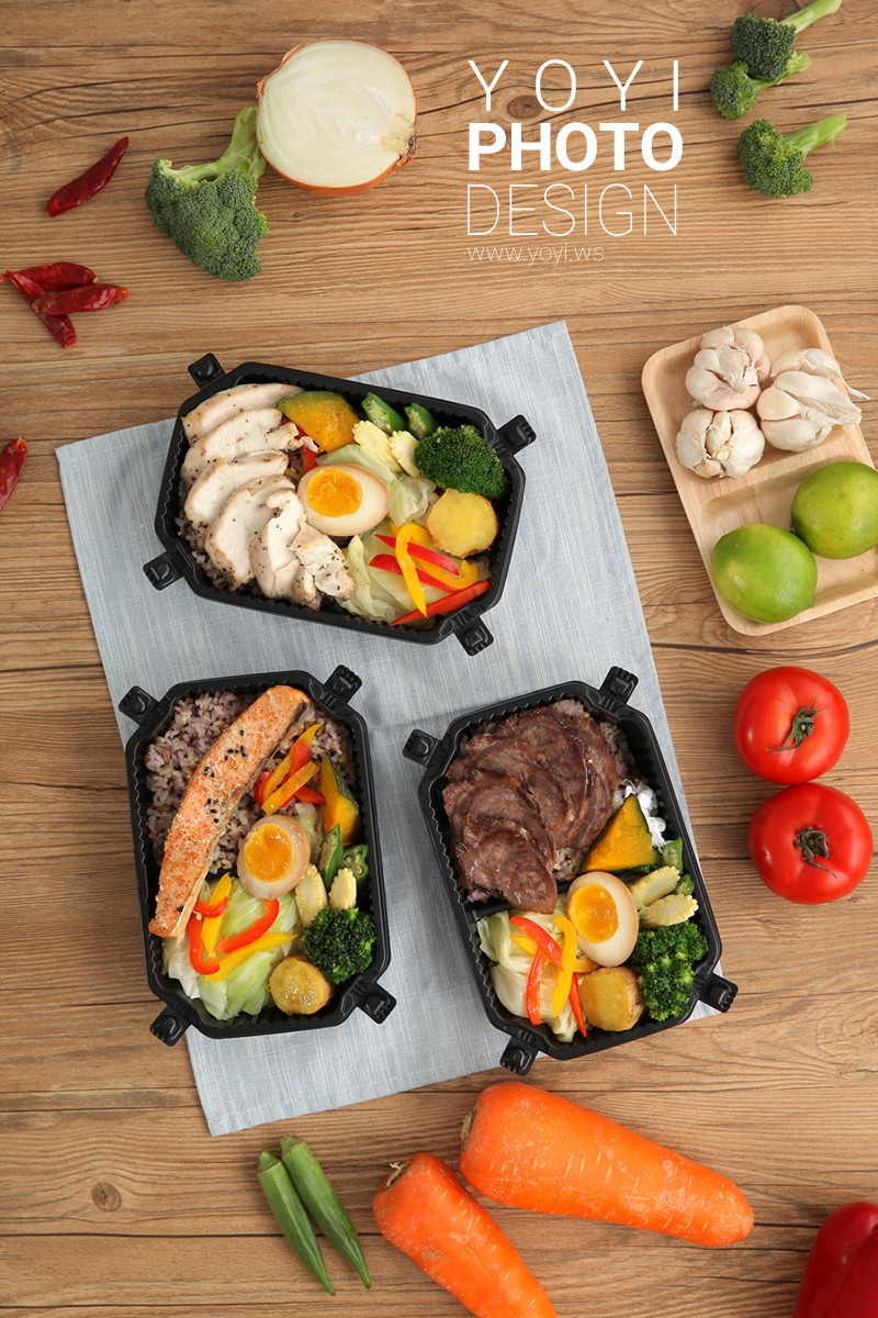 便當攝影｜健康外送便當與豐富食材均衡營養情境攝影 1