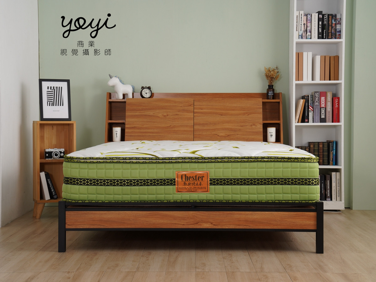 床墊商品攝影｜機能性支撐床墊與綠意居家健康風格攝影 1