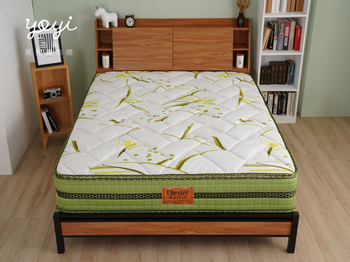 床墊商品攝影｜機能性支撐床墊與綠意居家健康風格攝影 3