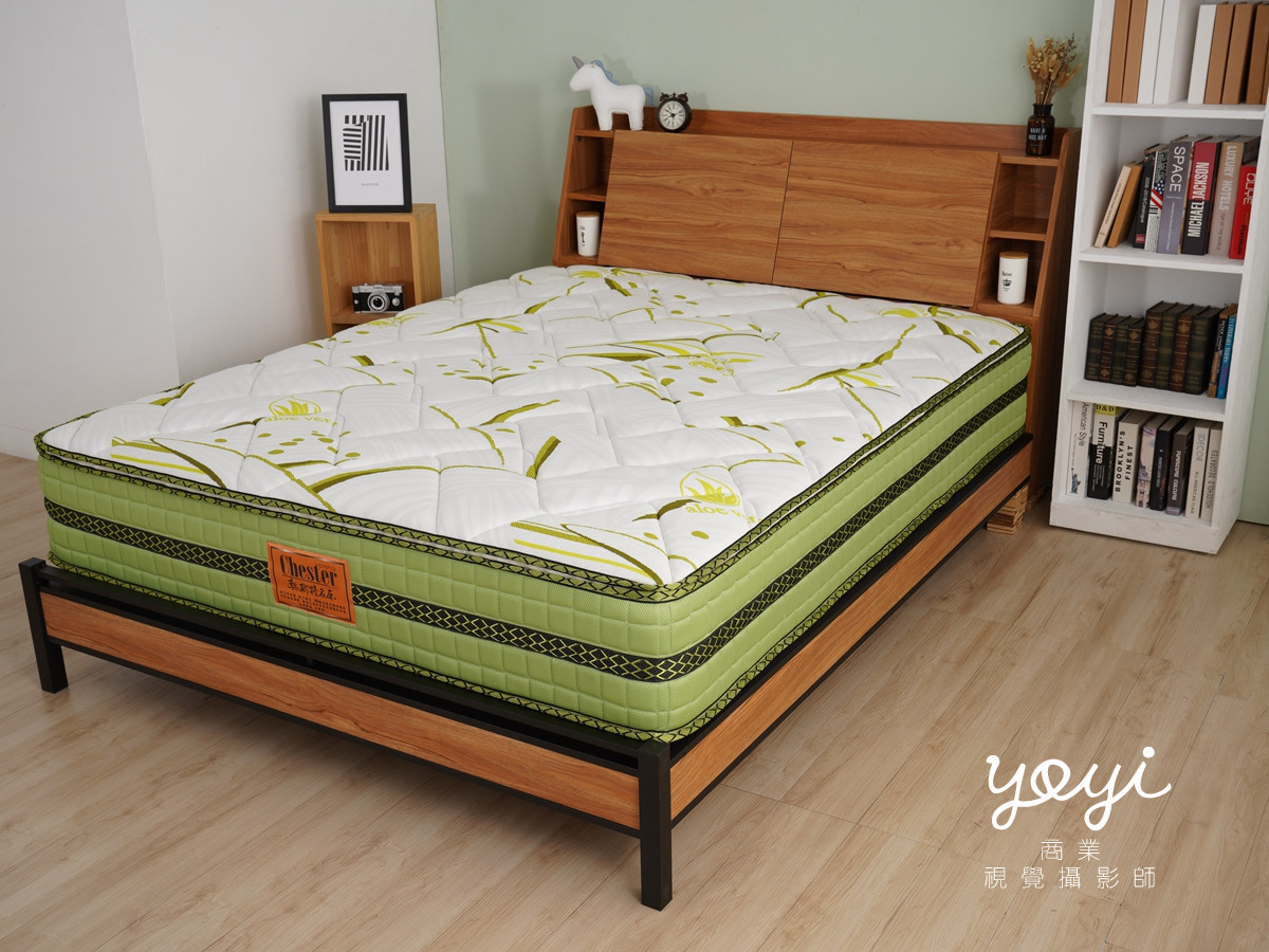 床墊商品攝影｜機能性支撐床墊與綠意居家健康風格攝影 7