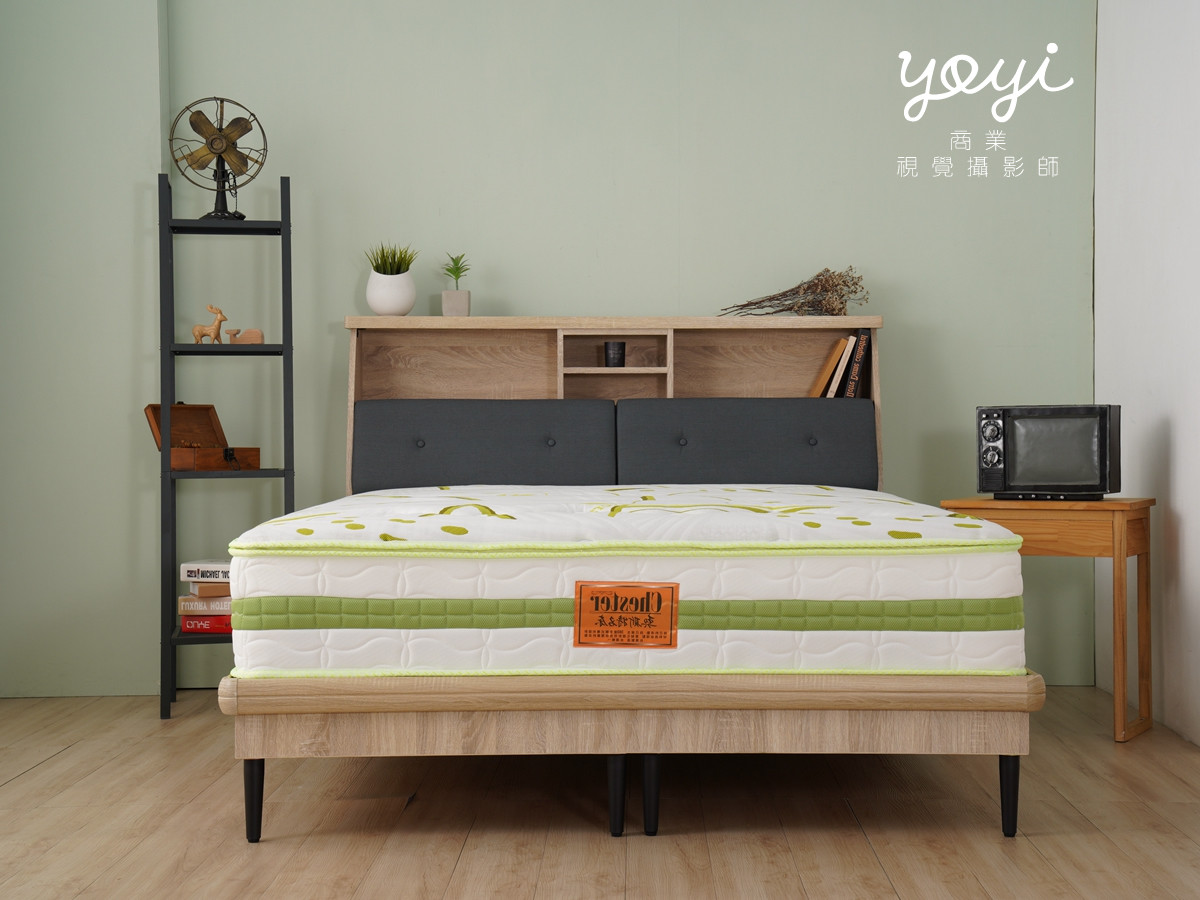 床墊商品攝影｜機能性支撐床墊與綠意居家健康風格攝影 15