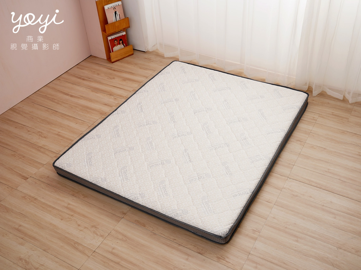 床墊商品攝影｜機能性支撐床墊與居家生活感明亮情境攝影 5