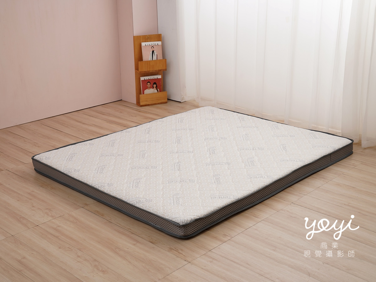 床墊商品攝影｜機能性支撐床墊與居家生活感明亮情境攝影 7