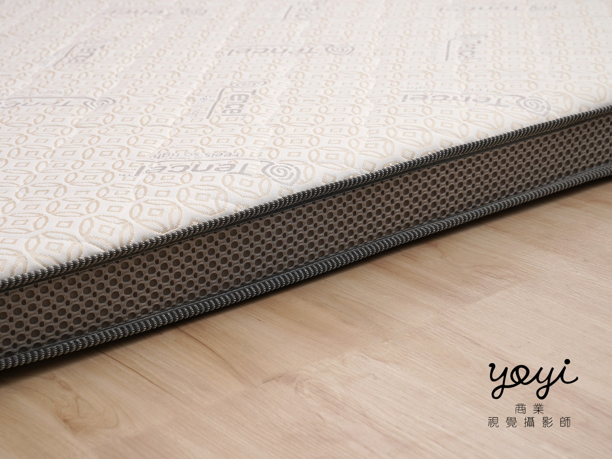 床墊商品攝影｜機能性支撐床墊與居家生活感明亮情境攝影 11