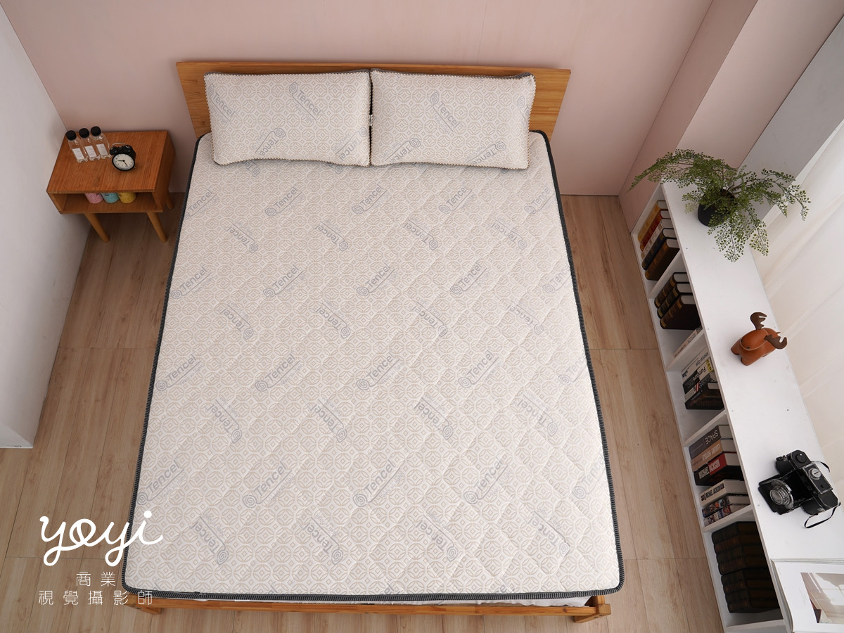 床墊商品攝影｜機能性支撐床墊與居家生活感明亮情境攝影 91