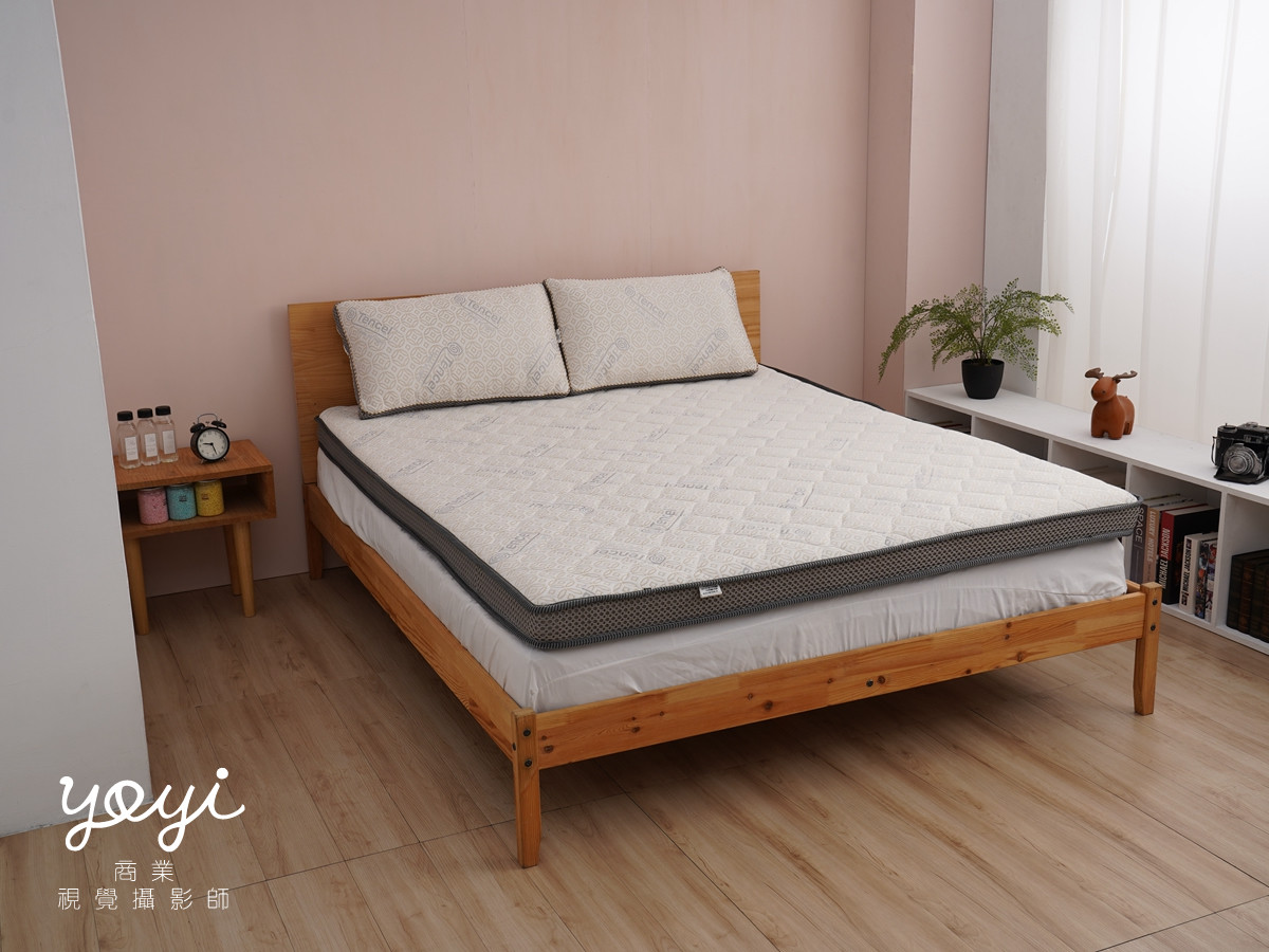 床墊商品攝影｜機能性支撐床墊與居家生活感明亮情境攝影 93