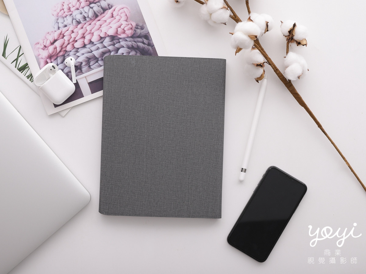 3C配件商品攝影｜平板筆電保護套與極簡質感辦公桌搭攝影 7