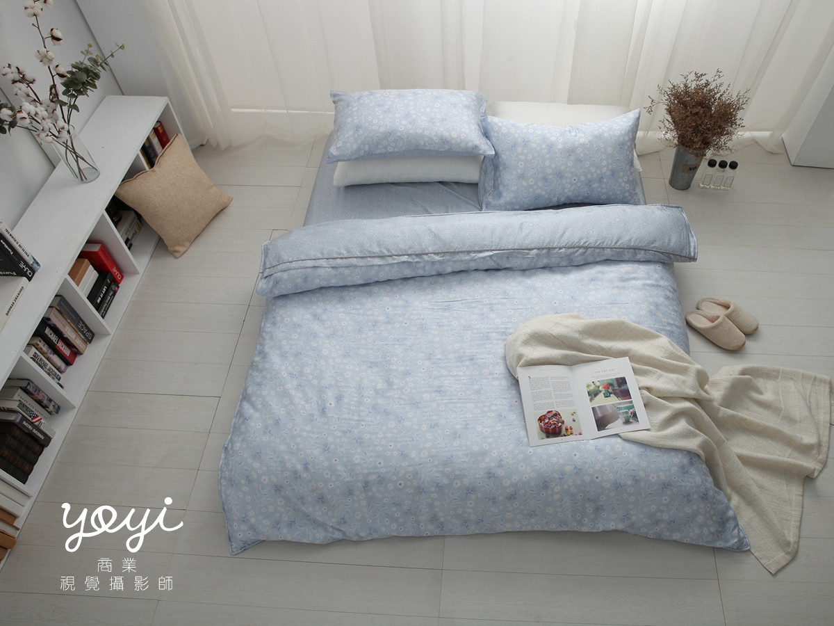 寢具商品攝影｜愛莉斯雙人床包組與明亮居家風格情境攝影 5