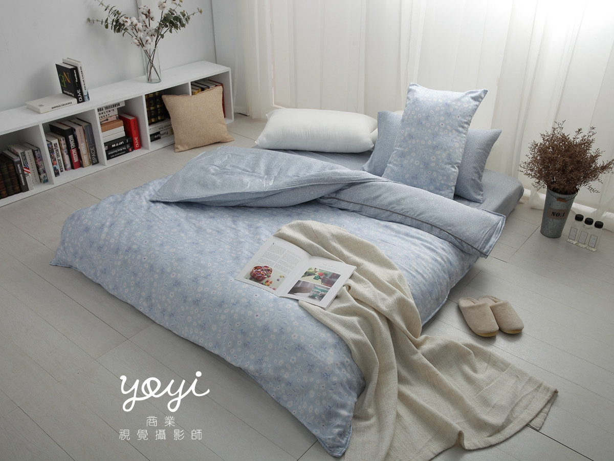 寢具商品攝影｜愛莉斯雙人床包組與明亮居家風格情境攝影 7