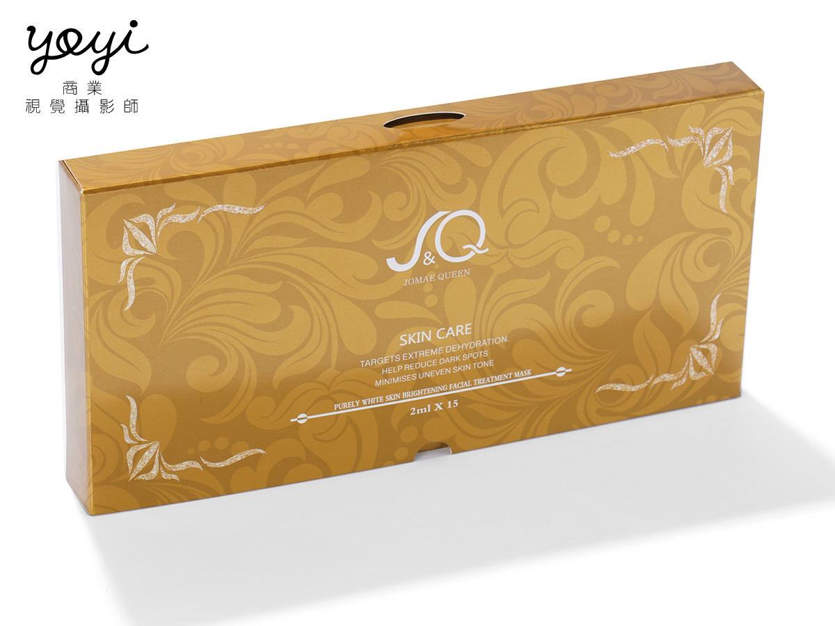 美妝保養品攝影｜金級面膜禮盒包裝與質感視覺攝影｜造美淨界 3