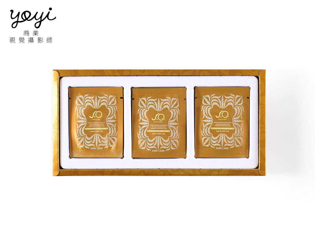 美妝保養品攝影｜金級面膜禮盒包裝與質感視覺攝影｜造美淨界 7