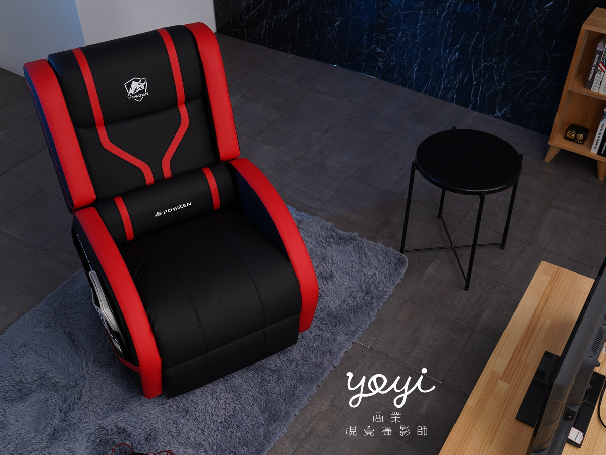 電競椅攝影｜紅黑配色機能電競椅賽博龐克光影攝影家具商品攝影 11